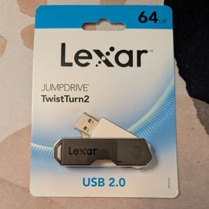 Lexar USB 2.0 JumpDrive TwistTurn2 - 64 GB